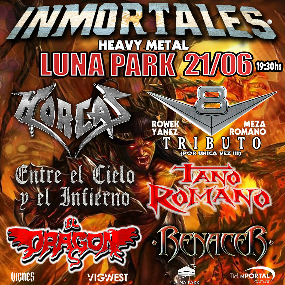 Inmortales. Luna Park 21 de Junio