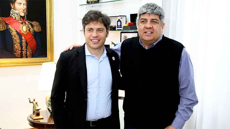 Kicillof y Moyano analizaron la situación del país y el sindicalista ratificó apoyo a fórmula de UxP