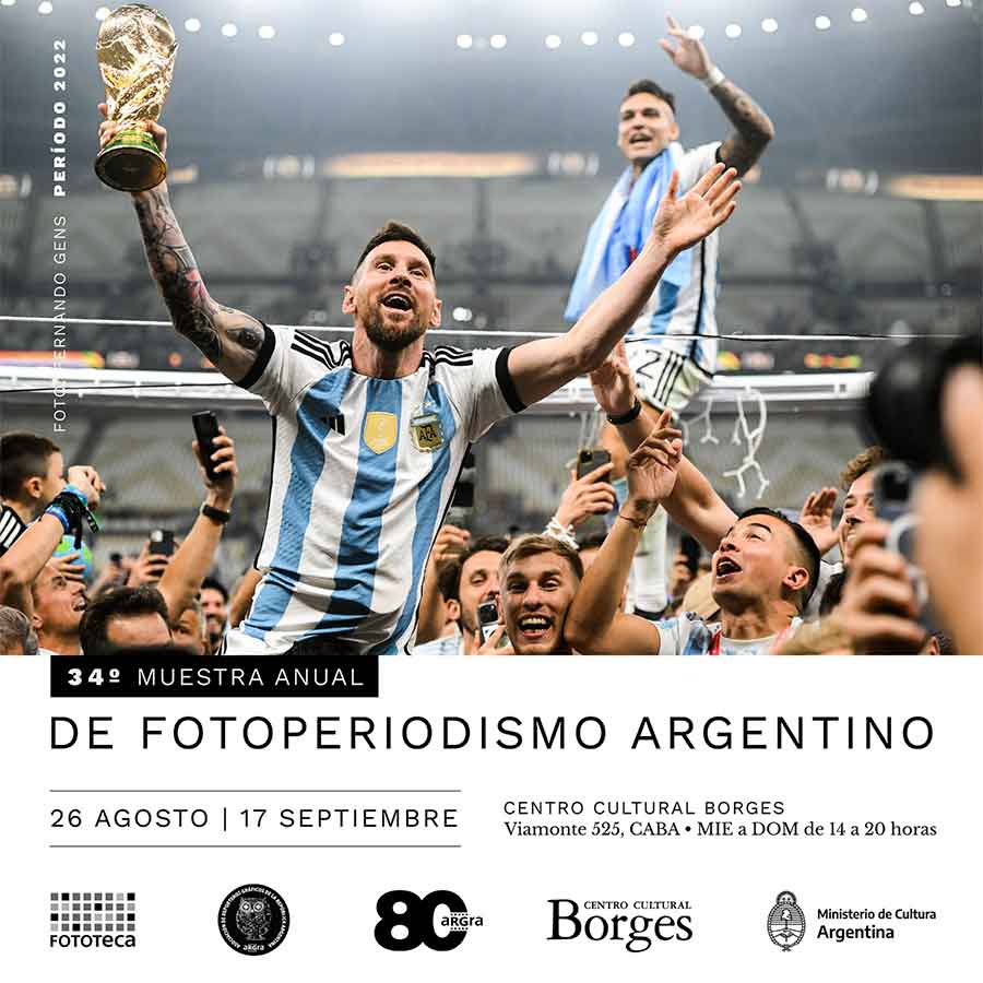 ARGRA: Asociación de Reporterxs Gráficxs de la República Argentina presenta la 34 Muestra Anual de Fotoperiodismo Argentino en el Centro Cultural Borges