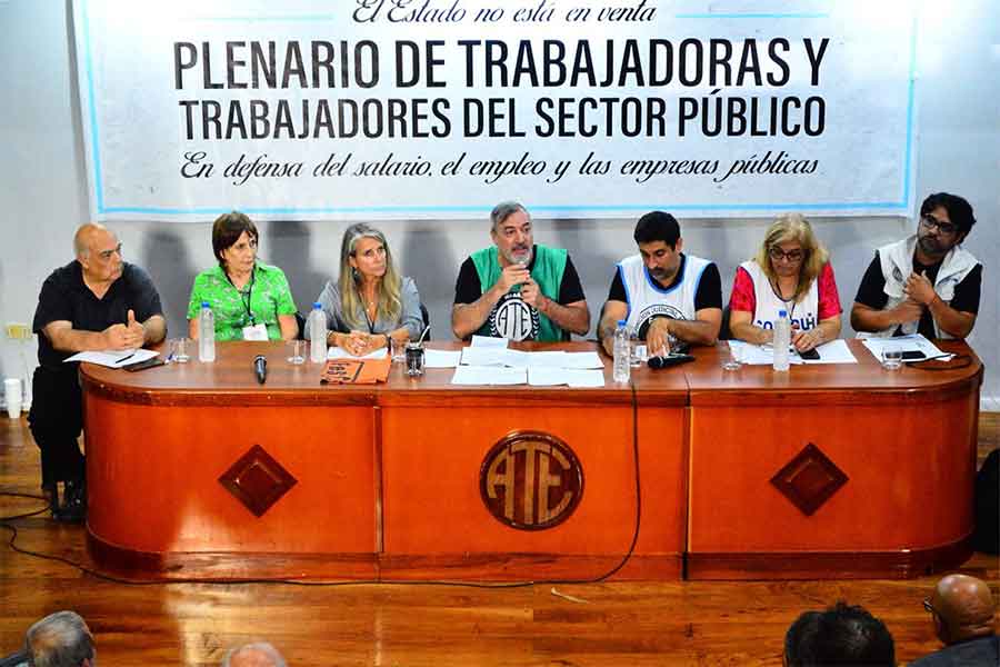 Plenario de sindicatos estatales impulsado por ATE definió un Paro para la última semana de febrero