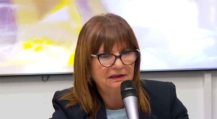 “Los vamos a meter presos a todos”, dijo la ministra Patricia Bullrich, al anunciar la detención de una banda de narcotraficantes en Rosario