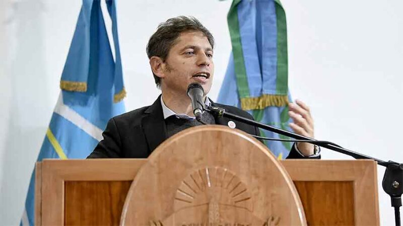 Kicillof dijo que “es criminal” frenar obras públicas, criticó a Milei y pidió al Senado que no apruebe la Ley Bases