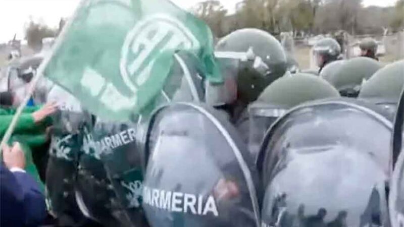 Gendarmería reprimió a trabajadores de ATE en Córdoba