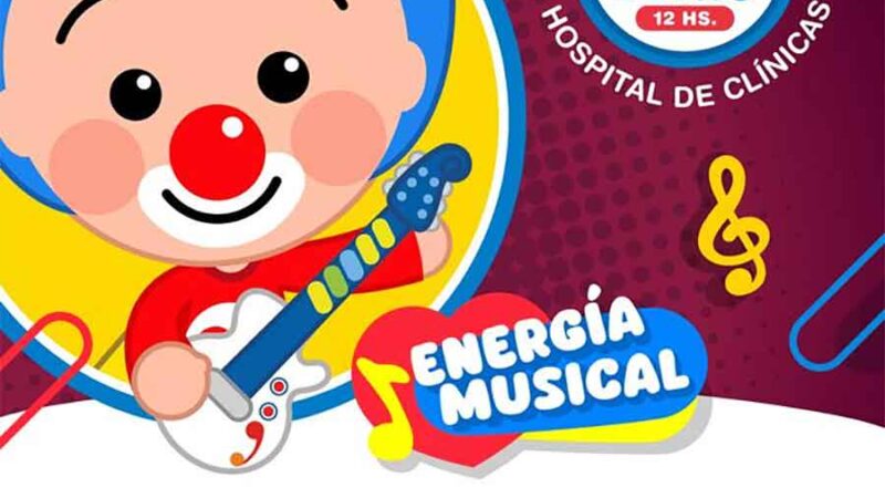 Plim Plim y sus Amigos presentan “Energía Musical” a beneficio de los consultorios pediátricos del Hospital de Clínicas